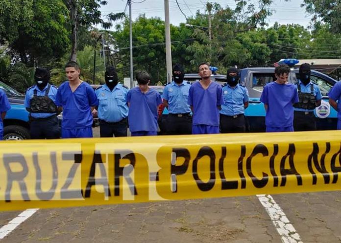 Delincuentes capturados por la Policía Nacional