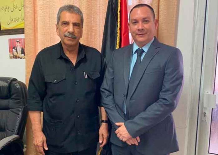 nicaragua, palestina. fuerza de seguridad, reunion, mensaje