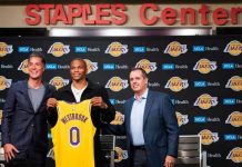 lakers, angeles, russell, westbrook,