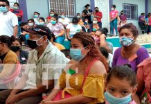 85 mujeres de partos múltiples reciben paquete alimenticio en Tipitapa Entregan paquetes alimentarios a mujeres con parto múltiple en Tipitapa