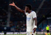 Real Madrid empata ante el Levante, el Atlético líder de LaLiga vinicius, brasil, real, madrid, laliga,