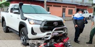 Motociclista sufre accidente de tránsito en chontales