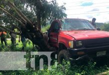 Accidente de tránsito deja un fallecido en Jalapa nicaragua, jalapa, accidente de transito, camioneta, muerto,