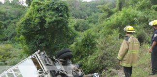 Accidente de tránsito con camión en La Kukamonga, Estelí