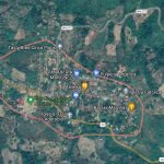 Imagen satelital de Cinco Pinos, Chinandega
