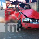 Escena de un accidente mortal ocurrido en el sector de San Judas