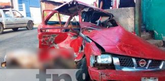 Escena de un accidente mortal ocurrido en el sector de San Judas