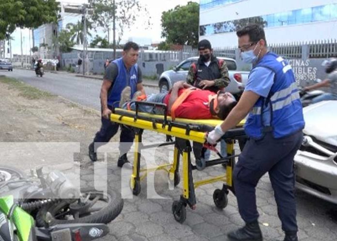 Accidente de tránsito en Villa Fontana, Managua