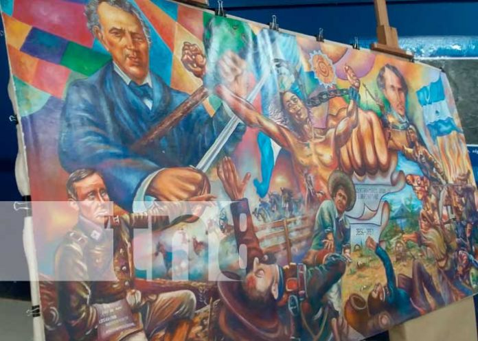 alcaldia2 Inauguración de un enorme mural donde se resalta la gesta patriótica durante la guerra de 1856 y 1857