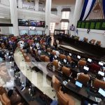 Sesión en la Asamblea Nacional de Nicaragua