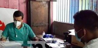 Atención en salud en un barrio de Managua