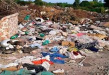 vertedero de basura donde arrojaron a una bebé recien nacida