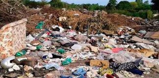 vertedero de basura donde arrojaron a una bebé recien nacida