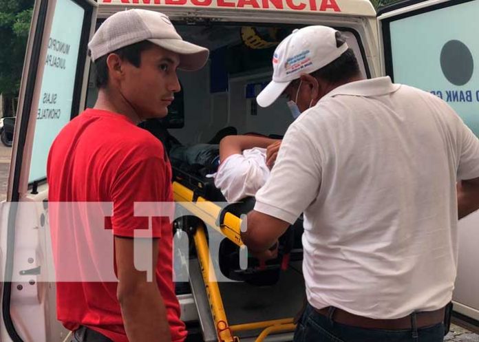 bici-003 Ciclista pierde el control y termina con varias lesiones en Chontales