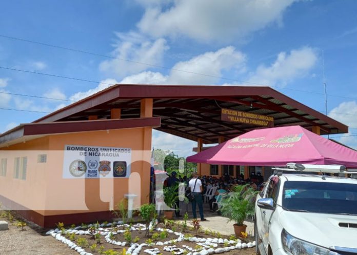 bua-1 Inauguran estación de bomberos 116 en Villanueva, Chinandega