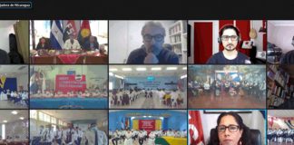 Foto: Intercambio entre MINED y grupo chileno Inti Illimani / Cortesía