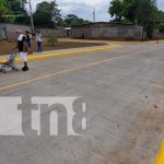 De un basurero a una calle de concreto: el cambio del barrio Oscar Turcios Nuevas calles de concreto en el barrio Oscar Turcios