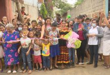 ALMA inauguró 10 nuevas cuadras en barrio Hilario Sánchez ALMA inauguró 10 nuevas cuadras en barrio Hilario Sánchez