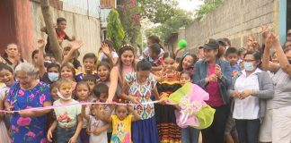 ALMA inauguró 10 nuevas cuadras en barrio Hilario Sánchez