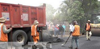 Calles recién construidas o reparadas por la Alcaldía de Managua