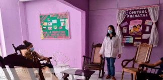 Atención en casa maternas en diferentes departamentos de Nicaragua