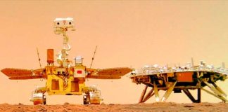 China publica imágenes a color de la superficie de Marte.