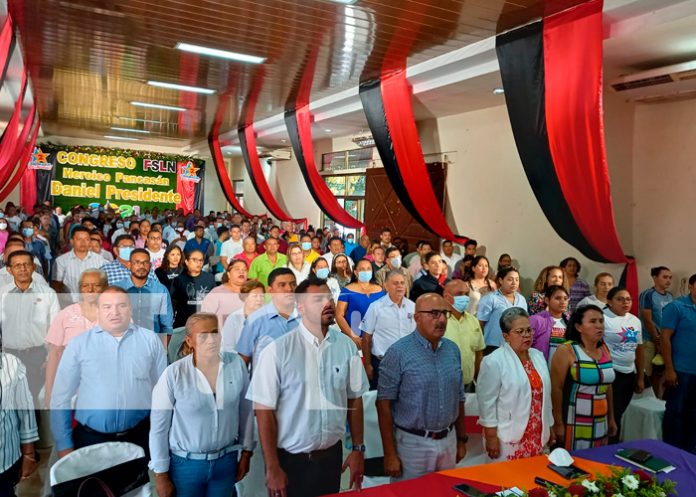Militancia sandinista de Chinandega participaron del Congreso Nacional del FSLN / FOTO / TN8