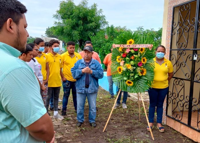 Chinandega se suma al homenaje de los héroes y mártires de la Toma del Palacio Nacional