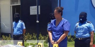 Conferencia policial sobre incautación de cocaína en Managua