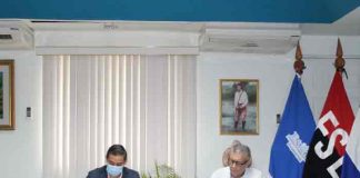 Enacal firma contrato de supervisión de obras y saneamiento en Chinandega