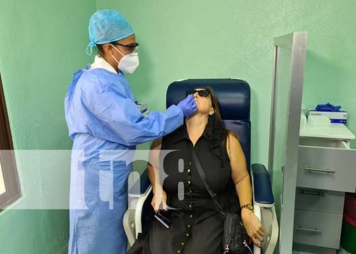 Laboratorio para hacer pruebas del COVID-19 en Bolonia, Managua