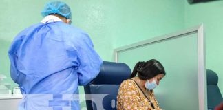 Laboratorio para hacer pruebas del COVID-19 en Bolonia, Managua