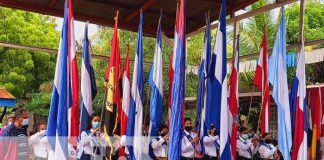Acto de celebración de la Gran Cruzada Nacional de Alfabetización en Nandaime