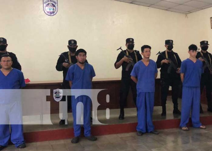 Foto: Policía captura a 8 delincuentes en Chontales / TN8