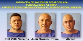 Foto: 'Fuera las fechorías' de 65 delincuentes en Nicaragua / PN