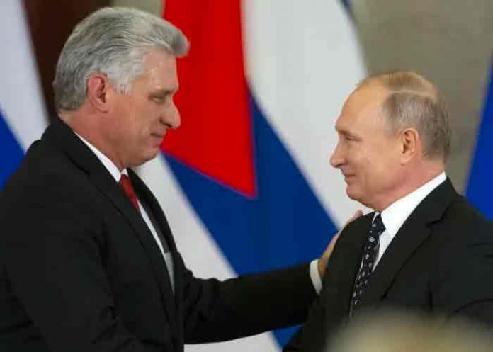 cuba-u-rusia- Díaz-Canel agradece a Putin la solidaridad y ayuda a Cuba