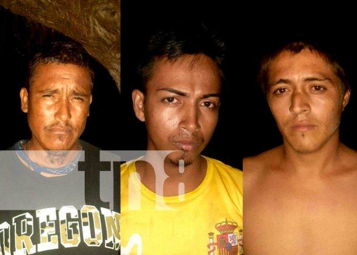Policía Nacional captura a 3 delincuentes en pleno robo en Tipitapa / FOTO / TN8