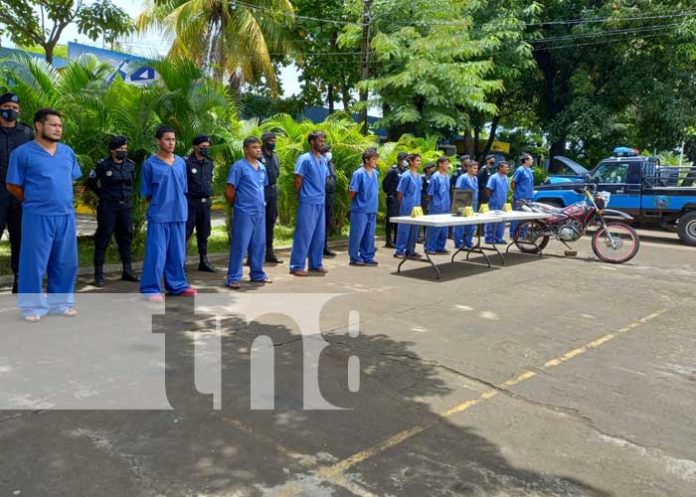 Encarcelan a 10 delincuentes en Chinandega