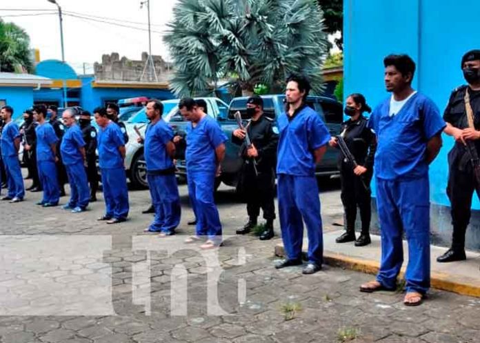 Delincuentes detenidos tras diversos delitos en Masaya