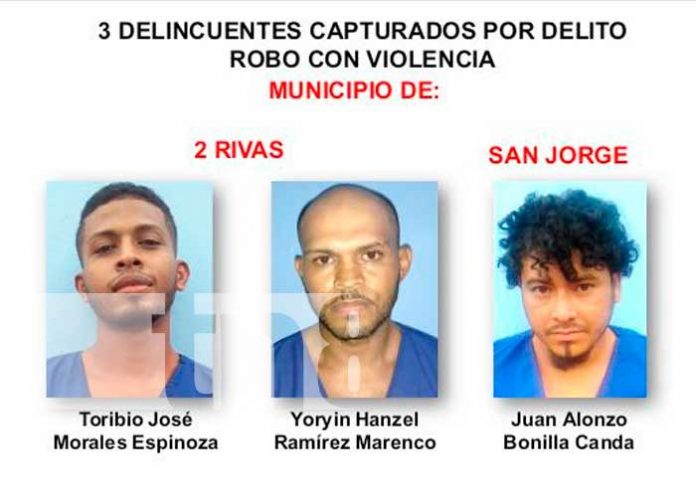 Los detenidos son señalados por delitos como robo en sus diferentes modalidades