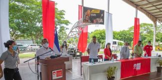 Inicio de campeonato universitario de la UPOLI y ALMA