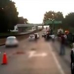 Hombre termina destrozado en una autopista de Veracruz México Un hombre hasta el momento desconocido, terminó destrozado.