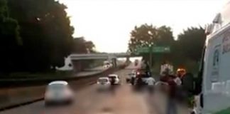 Un hombre hasta el momento desconocido, terminó destrozado.
