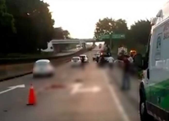 Un hombre hasta el momento desconocido, terminó destrozado.