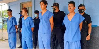 Policía Nacional presenta a los detenidos