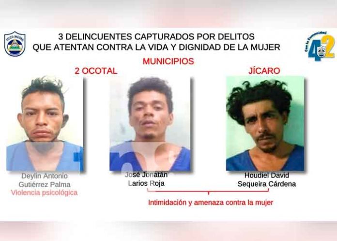 11 personas detenidas por delitos de peligrosidad en Nueva Segovia / FOTO / TN8