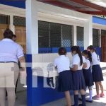 Gobierno sandinista entrega escuela mejorada en El Porvenir, León Mejoras en escuela de El Porvenir, León
