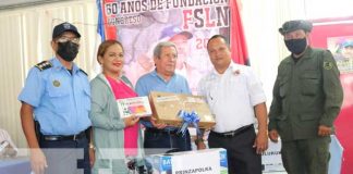 Entrega de equipamiento para emergencias en el Caribe