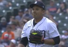 Ramírez gana su primer partido de la temporada erasmo, mlb, tigers, baseball, nicaragua,