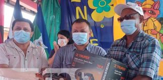 Entrega de equipos al proyecto de forestería comunitaria en el Caribe